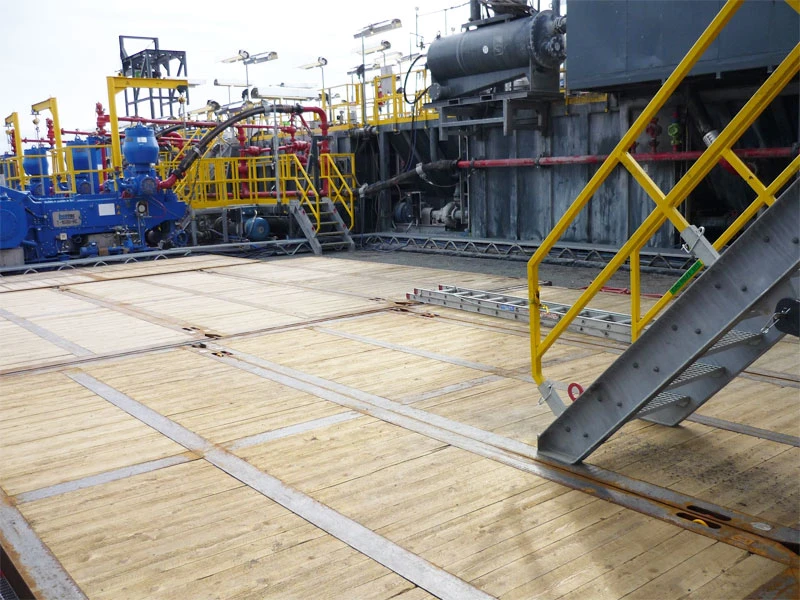 oil drilling rig mat